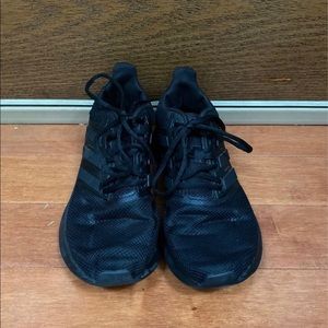 black adidas sneakers